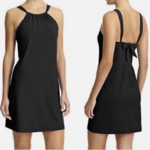 Athleta Other - Athleta halter tie back swim dress